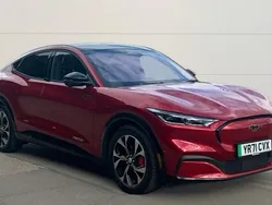 Rapid red Used 2021 Ford Mustang Mach-E Extended Range SUV | £26,799 (Fair price)