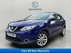 Blue Used 2015 Nissan Qashqai Acenta SUV | £6,523 (A bit pricey)