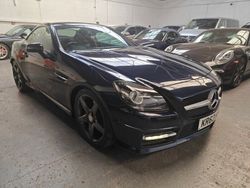 Blue Used 2013 Mercedes SLK250 AMG Cabriolet | £7,990 (Fair price)