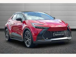 Scarlet flare Used 2025 Toyota C-HR SUV | £32,950 (Expensive)