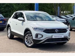 White New 2025 VW T-Roc Match SUV | £25,750 (Fair price)