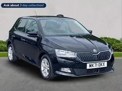 Black Used 2021 Skoda Fabia SE Hatchback | £11,190 (Fair price)