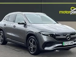 Mountain grey metallic Used 2022 Mercedes EQA250 AMG line SUV | £22,500 (Fair price)
