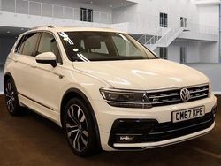 White Used 2017 VW Tiguan R-line SUV | £17,989 (Fair price)