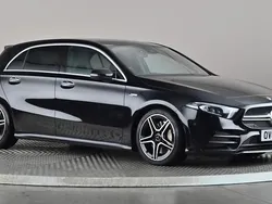Black Used 2019 Mercedes A35 AMG Premium Plus Hatchback | £25,498 (Fair price)