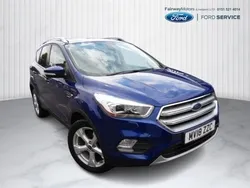 Deep impact blue Used 2018 Ford Kuga Titanium X SUV | £13,999 (Fair price)
