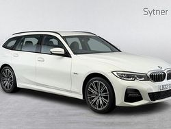 White Used 2022 BMW 330e M Sport Estate | £18,500 (Good price)