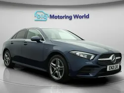 Blue Used 2021 Mercedes A250 AMG line Sedan | £15,700 (Good price)