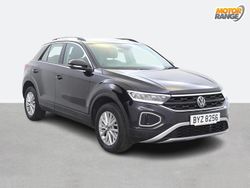 Black Used 2022 VW T-Roc Life SUV | £19,495 (Fair price)