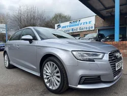 Silver Used 2017 Audi A3 Sportback e-tron Advanced Sedan | £11,495 (Fair price)