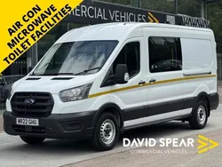 Frozen white (solid paint) Used 2022 Ford Transit Van | £21,990 (Expensive)