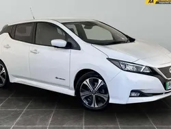 White Used 2020 Nissan Leaf Tekna Hatchback | £7,295 (Good price)