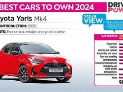 Pure white Used 2021 Toyota Yaris Hybrid Design Hatchback | £15,996 (Super price)