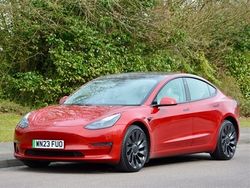 Red Used 2023 Tesla Model 3 Performance Sedan | £33,587