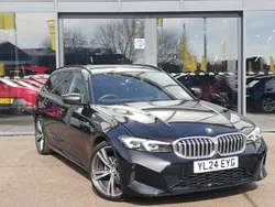 Black Used 2024 BMW 320 M Sport Estate | £32,998 (Fair price)