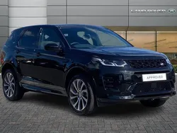 Santorini black Used 2024 Land Rover Discovery Sport SE Dynamic SUV | £38,750 (A bit pricey)