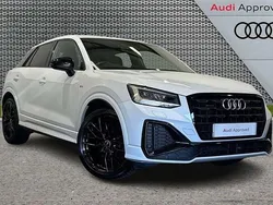 White Used 2021 Audi Q2 Black Edition SUV | £24,495 (Expensive)