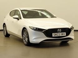 White Used 2023 Mazda 3 Hatchback | £16,998 (Fair price)