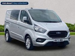 Silver Used 2022 Ford Transit Custom Limited Van | £24,995 (Fair price)