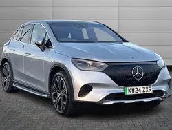 High tech silver Used 2024 Mercedes EQE500 Business Estate | £76,995