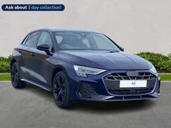 Blue Used 2025 Audi A3 e-tron Black Edition Hatchback | £38,541