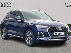 Blue Used 2022 Audi Q5 S-Line SUV | £36,500 (A bit pricey)