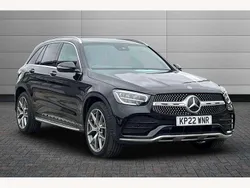 Black Used 2022 Mercedes GLC300 AMG Line Premium SUV | £31,695 (Fair price)