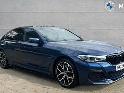 Phytonic blue metallic paint Used 2022 BMW 530e M Sport Sedan | £30,623 (A bit pricey)