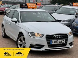 White Used 2013 Audi A3 Sportback Sport Hatchback | £6,775 (Fair price)