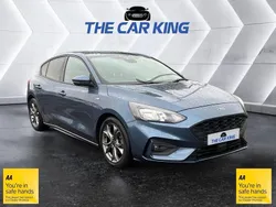 Blue Used 2018 Ford Focus ST-Line Hatchback | £9,980 (Fair price)