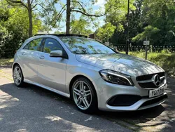 Silver Used 2017 Mercedes A180 AMG Line Premium Plus Hatchback | £10,795 (Fair price)