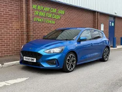 Blue Used 2018 Ford Focus ST-Line X Hatchback | £10,995 (Fair price)