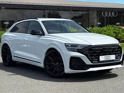 White New 2025 Audi SQ8 Black Edition SUV | £89,750 (A bit pricey)