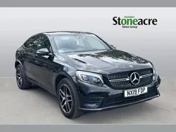 Black Used 2019 Mercedes GLC220 AMG line Coupe | £21,400 (Fair price)