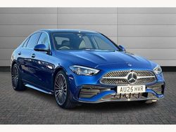 Blue Used 2025 Mercedes C200 AMG Line Premium Plus Sedan | £39,950