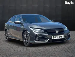 Grey Used 2021 Honda Civic SR Hatchback | £13,399 (Fair price)