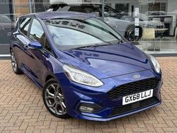Blue Used 2018 Ford Fiesta ST-Line X Hatchback | £11,199 (Fair price)