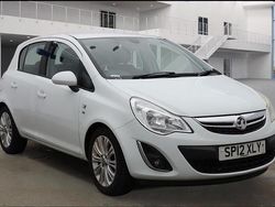White Used 2012 Vauxhall Corsa Hatchback | £4,995 (Fair price)