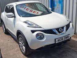 White Used 2016 Nissan Juke N-Connecta SUV | £7,295 (Fair price)
