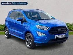 Blue Used 2022 Ford Ecosport ST-Line SUV | £14,395 (Fair price)