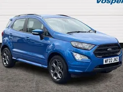 Blue Used 2022 Ford Ecosport ST-Line SUV | £14,080 (Fair price)