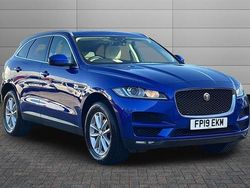 Blue Used 2019 Jaguar F-Pace Prestige SUV | £22,990 (Fair price)