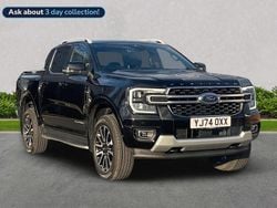 Black Used 2025 Ford Ranger Platinum Pickup | £39,900