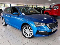 Race blue Used 2022 Skoda Scala SE L Hatchback | £14,989 (Fair price)