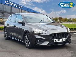 Grey Used 2018 Ford Focus ST-Line Hatchback | £9,699 (Fair price)