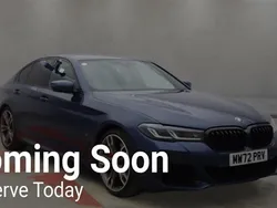 Blue Used 2022 BMW M550 Shadowline Sedan | £48,950 (Fair price)