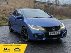 Blue Used 2016 Honda Civic Sport Hatchback | £6,295 (Good price)