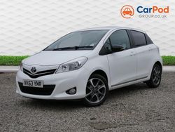 White Used 2013 Toyota Yaris Trend Hatchback | £4,690 (Fair price)