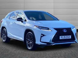 Satin silver Used 2019 Lexus RX450h Sport Line SUV | £18,995 (Fair price)