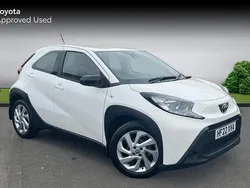 White Used 2022 Toyota Aygo PURE Hatchback | £11,480 (Fair price)
